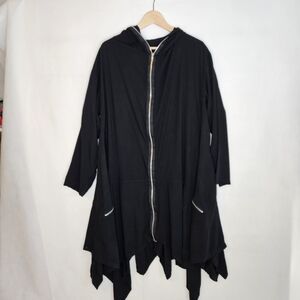 Kaliyana Women's Dress Size 1X - 2X Lagenlook Asymmetrical Tunic Art To Wear